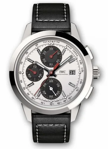 IWC Ingenieur Chronograph Custom Stainless Steel / Silver-Black-Red / Calf IW3808-CK (IW3808CK)